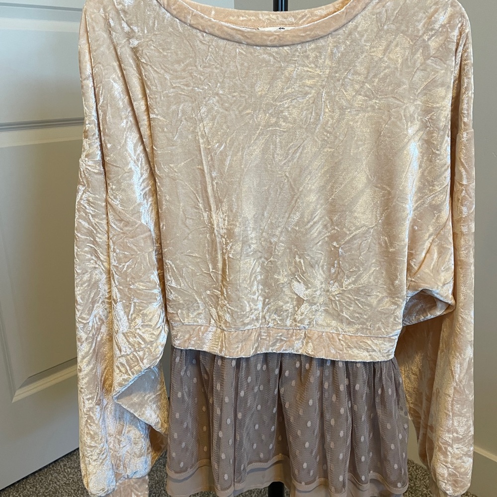 Elegant Cream Women's Top